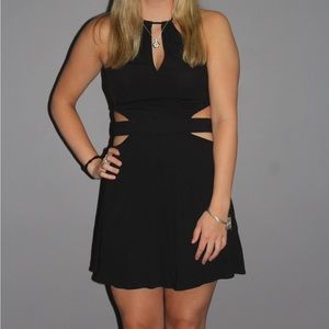 Kendall and Kylie Cut Out Dress Size Small Black